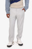 Homme Plisse Issey Miyake Grey Straight Leg Pants Size 1 Mens