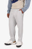 Homme Plisse Issey Miyake Grey Straight Leg Pants Size 1 Mens