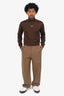 Maison Margiela Khaki Wide Leg Trousers Size 44 Mens