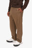 Maison Margiela Khaki Wide Leg Trousers Size 44 Mens