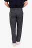 Raf Simons Grey/Blue Wool Striped Trousers Size 44 Mens