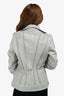 Christian Dior Black/White Wool Plaid Cropped Jacket Size 4