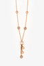 Bvlgari 18K Yellow Gold 'B.Zero1 Element' One Lariat Diamond Necklace