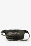 Valentino Green Mesh Camouflage Belt Bag