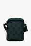 Alexander McQueen Green/Black Canvas Skull Messenger Bag