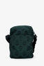 Alexander McQueen Green/Black Canvas Skull Messenger Bag