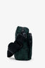 Alexander McQueen Green/Black Canvas Skull Messenger Bag