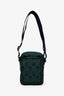 Alexander McQueen Green/Black Canvas Skull Messenger Bag