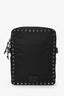 Valentino Black Nylon Rockstud Messenger Bag