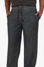 Maison Margiela Grey Wool Houndstooth Trousers Size 44 Mens