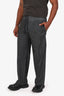 Maison Margiela Grey Wool Houndstooth Trousers Size 44 Mens