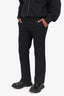 Haider Ackermann Black Wide Leg Trousers Size 38 Mens