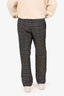 Dries Van Noten Black Patterned Trousers Size 46 Mens
