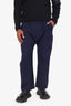 Raf Simons SS18 Blue Straight Leg Pants Size M Mens