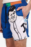 JW Anderson Blue/Orange Printed Swim Shorts Size 40 Mens