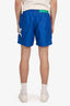 JW Anderson Blue/Orange Printed Swim Shorts Size 40 Mens