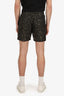 Prada Green/Black Floral Print Swim Shorts Size 44 Mens