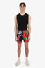 Dries Van Noten SS20 Multicolour Yoshirotten Collage Print Swim Shorts Size M Mens
