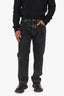 Maison Margiela Black Denim Distressed Straight Leg Jeans Size 32 Mens