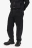 Lemaire Black Denim Wide Leg Jeans Size 48 Mens