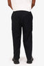 Loewe Black Wool Wide Leg Trousers Size 48 Mens