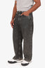 Acne Studios Black Denim Wide Leg Jeans Size 30 Mens