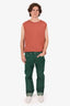 Dries Van Noten Green Denim Straight Leg Jeans Size 32 Mens