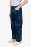 Jacquemus Blue Denim Paisley Print Le Raphia Jeans Size 30 Mens