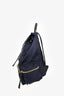 Burberry Navy Nylon Gold Chain Backpack