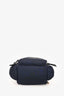 Burberry Navy Nylon Gold Chain Backpack