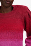 Isabel Marant Etoile Red/Pink Mohair Sweater Size 38