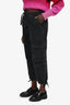 Isabel Marant Etoile Black Cargo Jeans Size 38