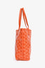 Goyard Orange Goyardine Mini Anjou Tote with Pouch