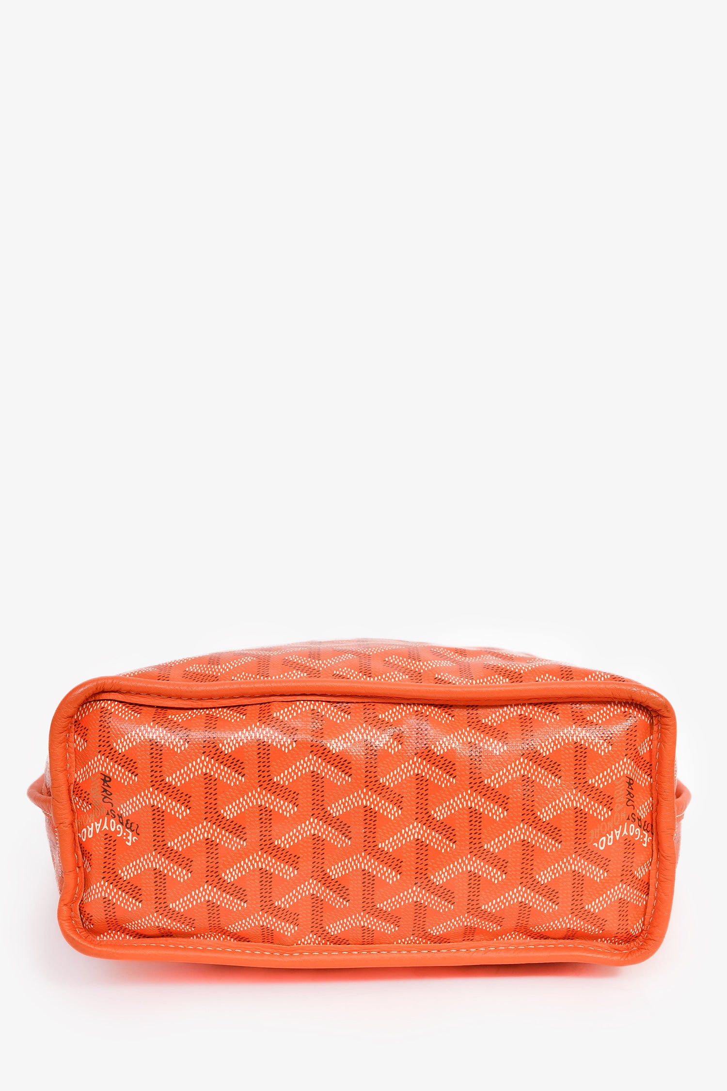 Goyard Orange Goyardine Mini Anjou Tote With Pouch – Mine & Yours