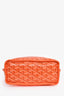 Goyard Orange Goyardine Mini Anjou Tote with Pouch