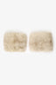 Mink Cream Mink Fur Cuffs