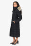 Mackage Black Down/Fur Long Belted Coat Size XS