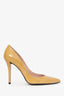 Stuart Weitzman Beige Patent Leather Pointed Heels Size 8
