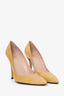 Stuart Weitzman Beige Patent Leather Pointed Heels Size 8