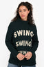 Sandro Green 'Swing Swing' Turtleneck Sweater Size 0