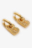 Balenciaga Gold Tone XS B Chain Earrings