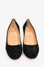 Christian Louboutin Black Suede 'New Simple Pump' 85 Size 41.5