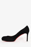 Christian Louboutin Black Suede 'New Simple Pump' 85 Size 41.5