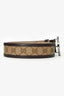 Gucci Beige/Brown Canvas Supreme GG Belt