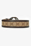 Gucci Beige/Brown Canvas Supreme GG Belt