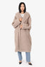 Max Mara Beige Alpaca "Teddy" Coat Size L