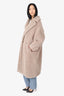 Max Mara Beige Alpaca "Teddy" Coat Size L