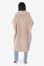 Max Mara Beige Alpaca "Teddy" Coat Size L
