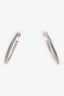 David Yurman Sterling Silver Cable Hoop 2.5 Inch Earrings