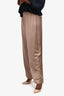 Jenni Kayne Green Wide Leg Silk Pants Size L